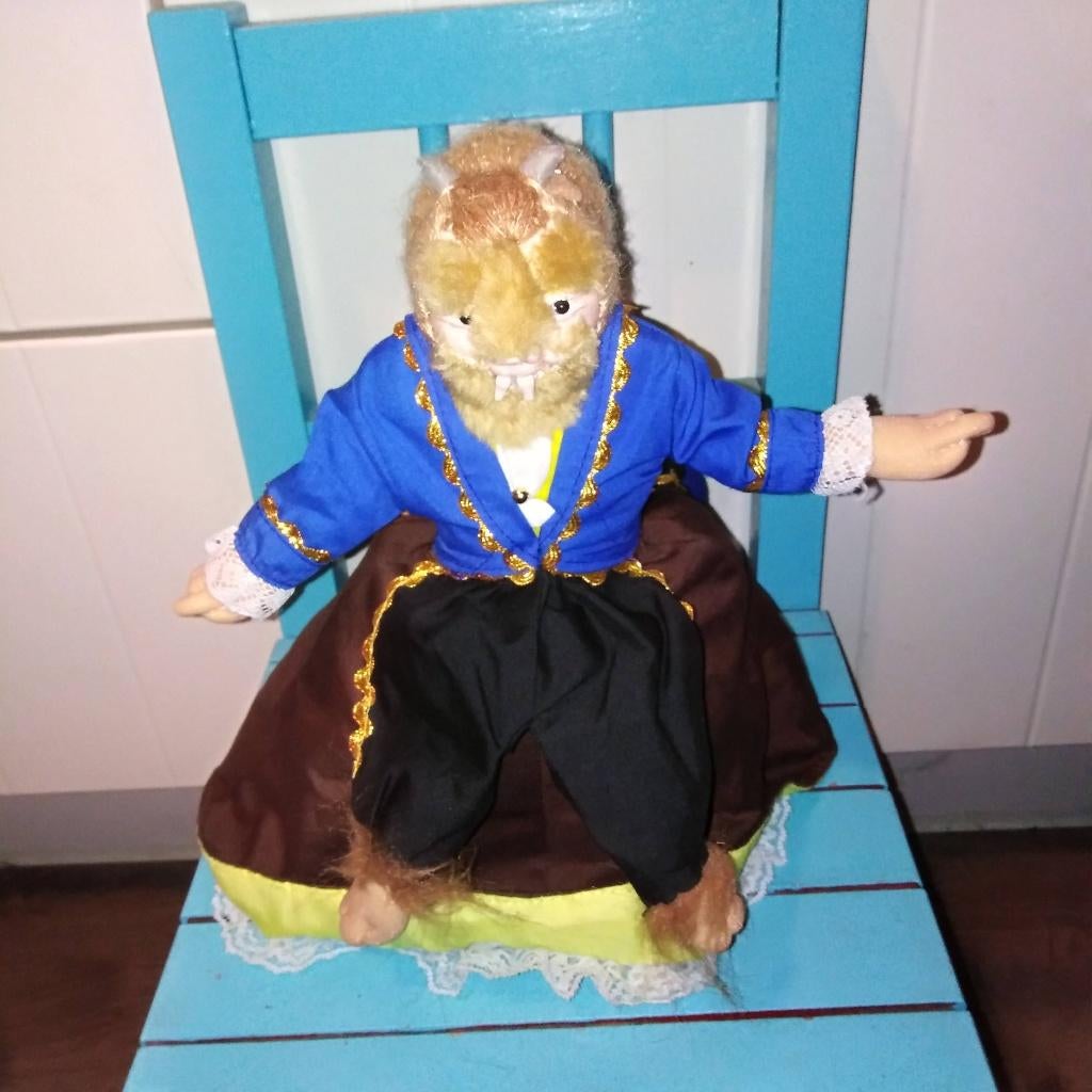 Belle en het Beest / Beauty and The Beast pop, Verzamelen, Disney, Ophalen, Assepoester of Belle, Gebruikt, Beeldje of Figuurtje