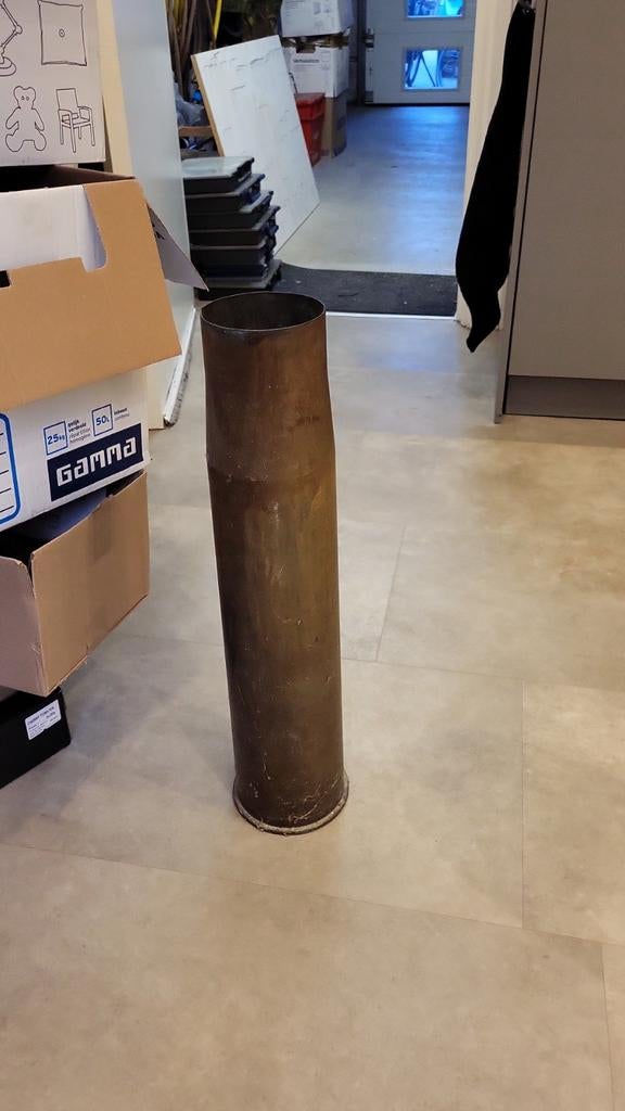 Patroonhuls van een Leopard Tank, Ophalen of Verzenden, Landmacht, Overige gebieden, Hulzen of Bodemvondsten