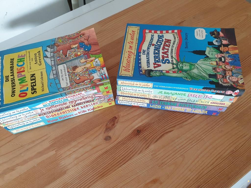 Boeken Softcovers - Waanzinnig om te weten serie, Ophalen of Verzenden, Gelezen, Fictie algemeen