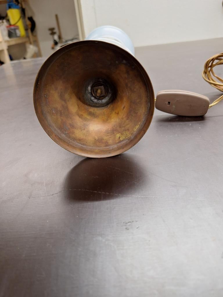 Vintage opaline lamp, Antiek en Kunst, Ophalen of Verzenden