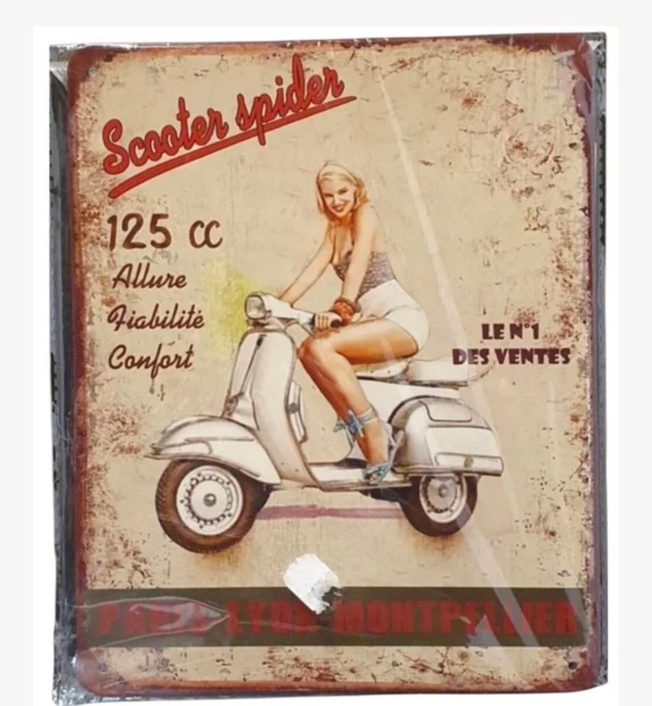 KREIDLER FLORETT MOTOR BROMMER METALEN DECORATIE GARAGE BORD | American Sale Shop