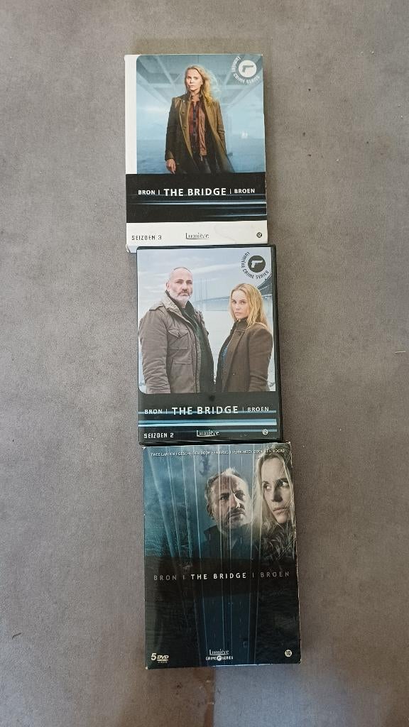 Bron/The Bridge - Seizoen 1-3 Boxset, Gebruikt, Boxset, Ophalen of Verzenden, Vanaf 12 jaar