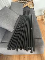 VEVOR Dubbele Gordijnroede Zwart 2-Rail Verstelbaar, Ophalen, Minder dan 50 cm, Zo goed als nieuw, 100 tot 150 cm