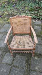 Houten stoel met kapotte zitting, Gebruikt, Overige kleuren, Eén, Hout