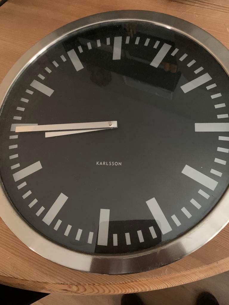 Wandklok Karlson, Ophalen of Verzenden, Zo goed als nieuw, Wandklok