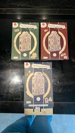 DIY 3 (kerst) houten huisjes, Hobby en Vrije tijd, Ophalen of Verzenden, Zo goed als nieuw, Knutselwerk