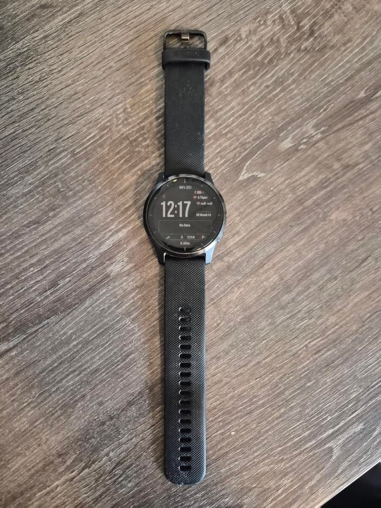 Garmin Vivoactive 4 Smartwatch - Zwart, Sieraden, Tassen en Uiterlijk, Sporthorloges, Zwart, Garmin, GPS, Ophalen of Verzenden
