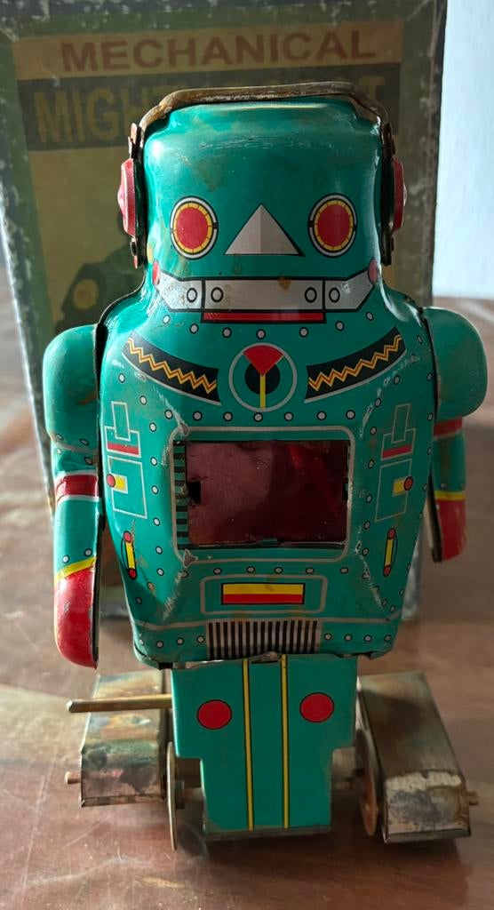 Oud speelgoed robot, Ophalen of Verzenden