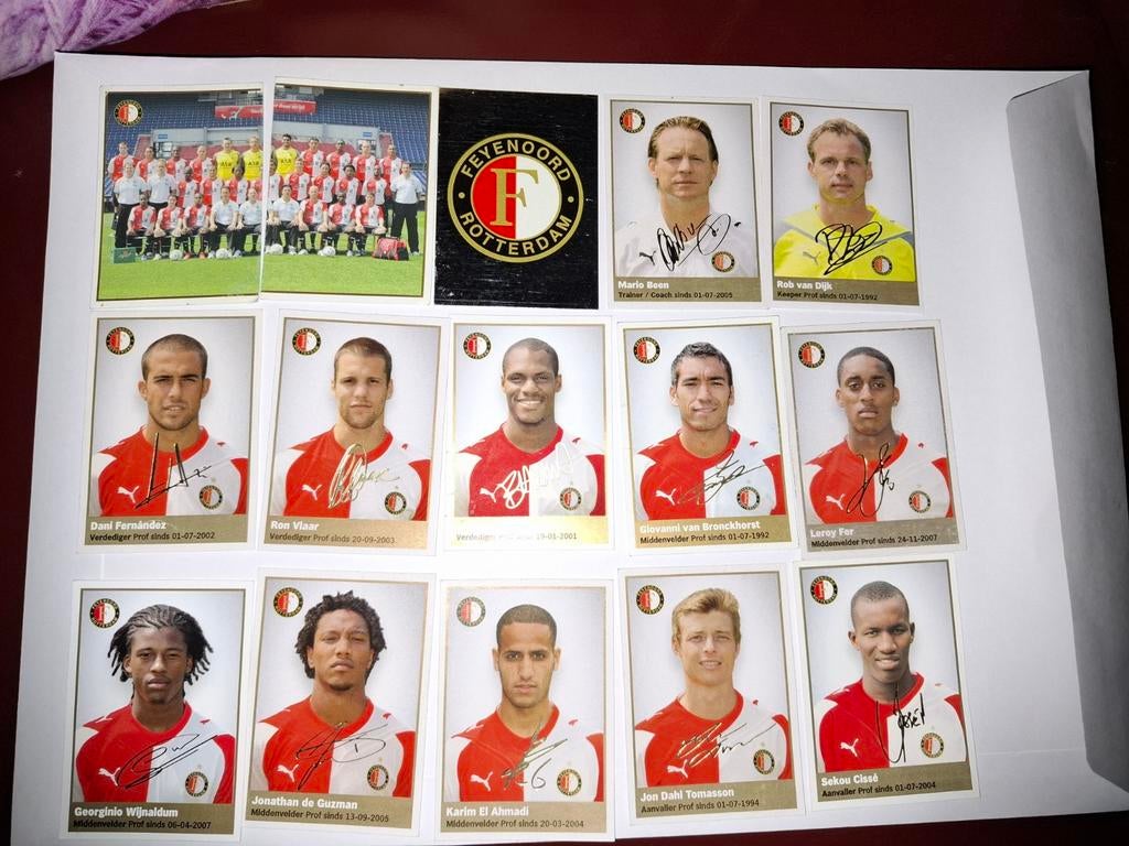 FEYENOORD stickers 2009-2010, Verzamelen, Sportartikelen en Voetbal, Ophalen of Verzenden, Nieuw, Feyenoord, Poster, Plaatje of Sticker