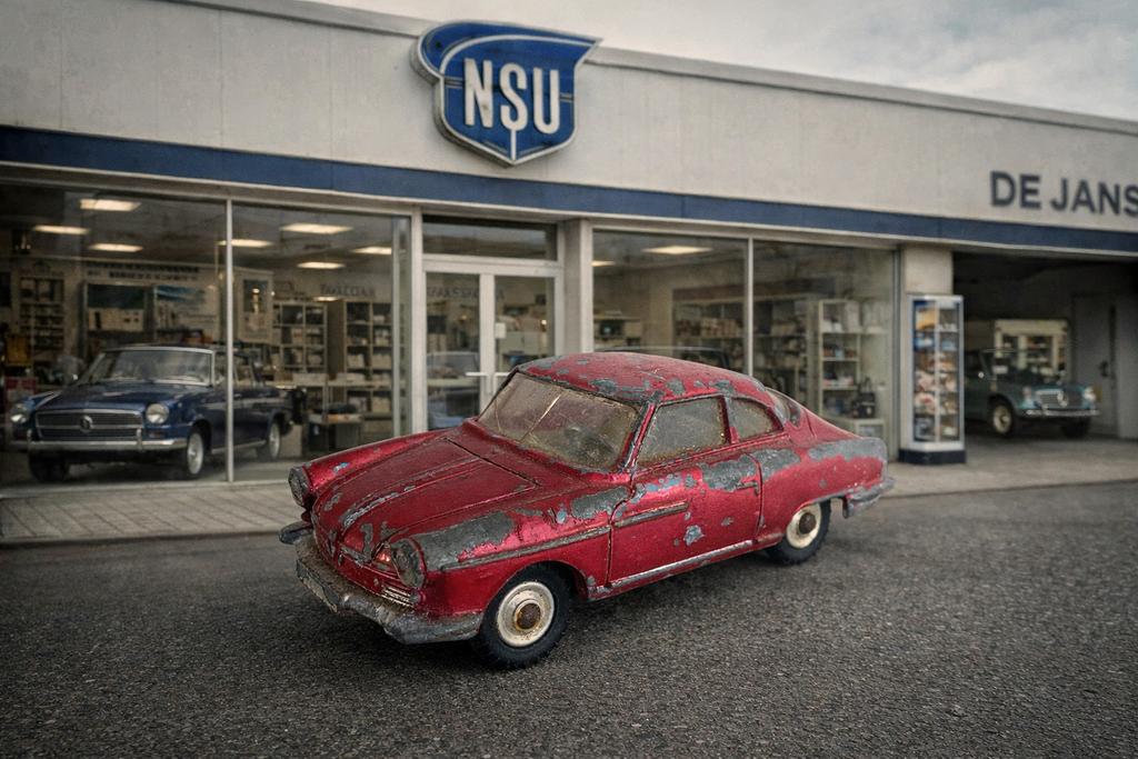 NSU Sport-Prinz, Hobby en Vrije tijd, Modelauto's | 1:43, Ophalen of Verzenden, Gebruikt, Auto, Corgi