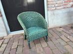 Rotan Kinderstoeltje, groen, Kinderen en Baby's, Kinderkamer | Tafels en Stoelen, Ophalen, Gebruikt, Stoel(en)