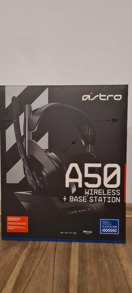 Astro A50 Gen4 Nieuw in doos voor PS5, PS4 en PC, Computers en Software, Headsets, Nieuw, Over-ear, Draadloos, Gaming headset