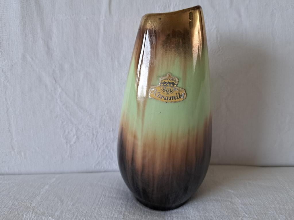 Bay Keramik vaasje, 14.5 cm hoog, Ophalen of Verzenden