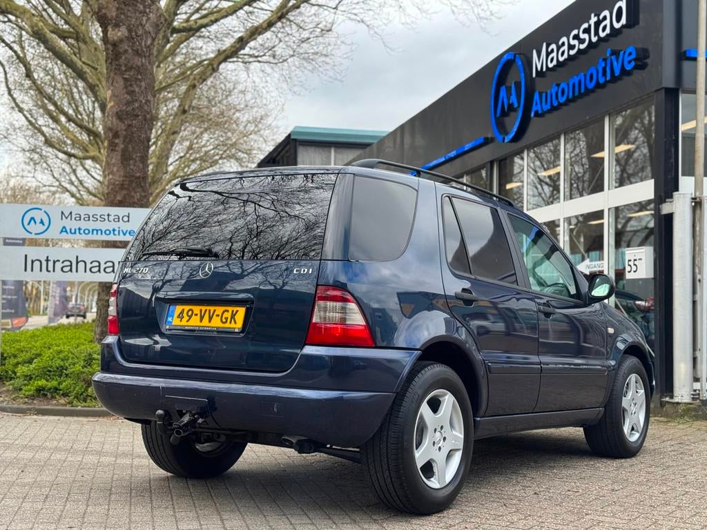 Mercedes-Benz M-klasse ML 270 CDI Youngtimer Grijs kenteken, Auto's, Bestelauto's, Gebruikt, Zwart, 163 pk, Bedrijf