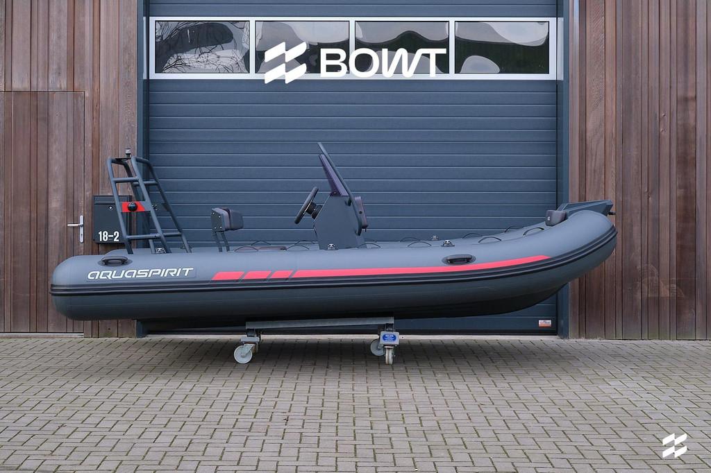 AQUASPIRIT S450 | Aluminium RIB | 4,50 meter | Max. 75 PK, Watersport en Boten, Rubberboten, Nieuw, Benzine, Minder dan 70 pk