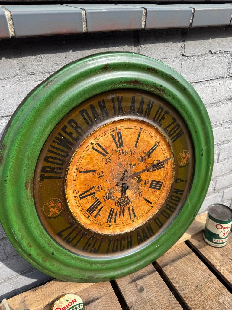 Antieke Orion Klok - "Trouwer dan ik aan de zon", Ophalen, Gebruikt, Gebruiksvoorwerp, .