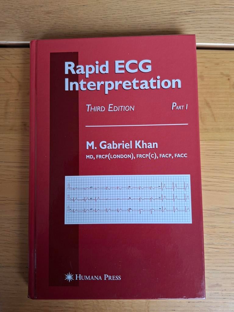 Rapid ECG Interpretation - M. Gabriel Khan - Deel 1, M. Gabriel Khan, Ophalen of Verzenden, Beta, WO