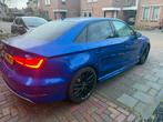 Audi A3 1.4TFSI 110KW COD Sedan S-tr 2016 Blauw, Auto's, Bluetooth, 4 cilinders, Blauw, Leder en Stof