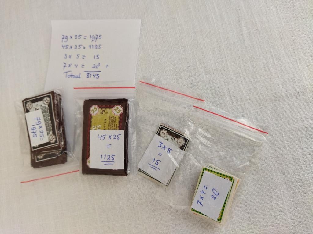 Douwe Egberts 3143 punten, Hobby en Vrije tijd, Spaarzegeltjes, Ophalen of Verzenden, Koffie of Thee, Zegels, Bonnen of Punten