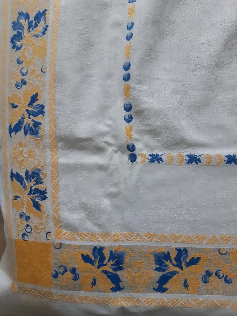 damast, tafellaken, 170x140, Ophalen of Verzenden, Zo goed als nieuw, Rechthoek, Binnen