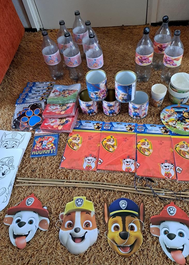 Paw Patrol kinderfeestje compleet pakket - Zo goed als nieuw, Ophalen, Zo goed als nieuw, Feestartikel, Overige