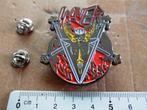 Slayer prachtige  shaped metal pin badge speld  n2, Verzenden, Nieuw, Overige typen