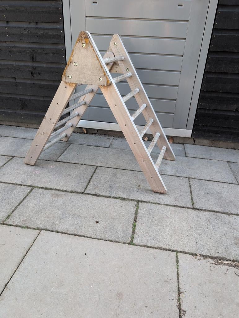 Gratis Houten Klimrek voor Kinderen - Speeltoestel, Ophalen, Gebruikt, Klimwand