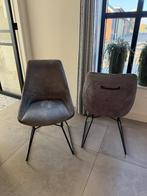 6 eetkamerstoelen teab, Ophalen, Gebruikt, Grijs, Vijf, Zes of meer stoelen