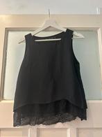 top, Kleding | Dames, Tops, Zwart, Ophalen of Verzenden, Zo goed als nieuw, Zonder mouw