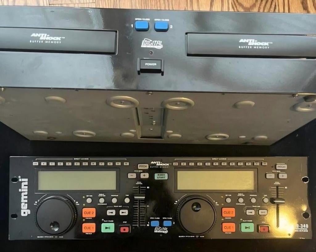Gemini CD-340 Professionele Dual CD Speler – Anti-Shock !, Ophalen of Verzenden