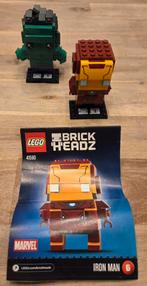 Lego Brickheadz MARVEL 41590 Iron Man 6 & Hulk 8, Ophalen of Verzenden, Zo goed als nieuw, Complete set, Lego