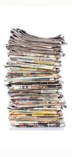 Gratis gezocht / bij u opgehaald : Oude kranten  !!, Boeken, Ophalen