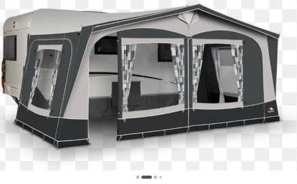 Dorema President Voortent 250cm diep, Caravans en Kamperen, Voortenten en Luifels, Ophalen of Verzenden, Gebruikt, Dorema