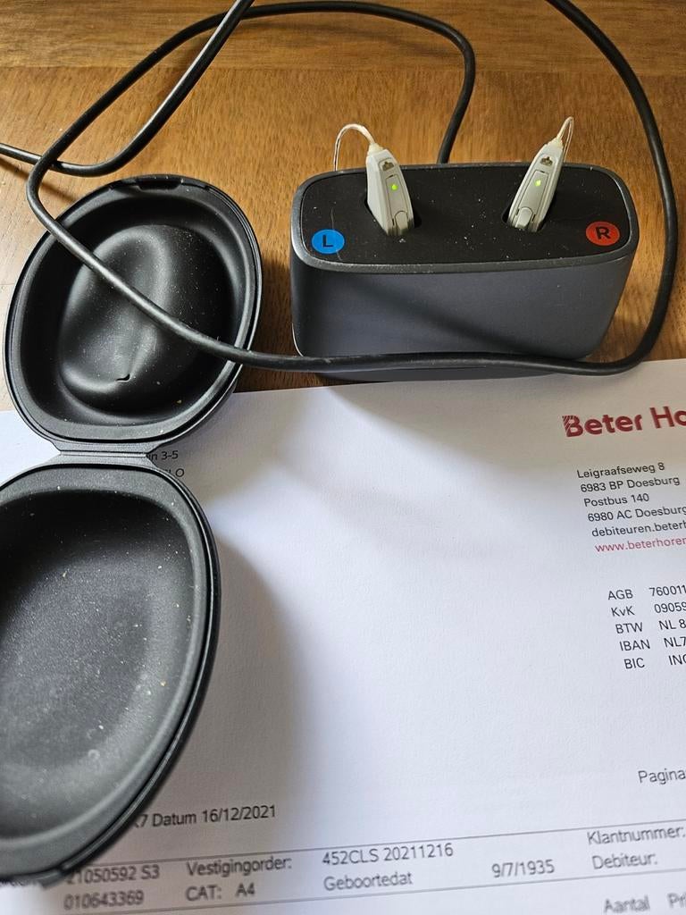 Amplifon oplaadbaar gehoorapparaat, Diversen, Verpleegmiddelen, Ophalen