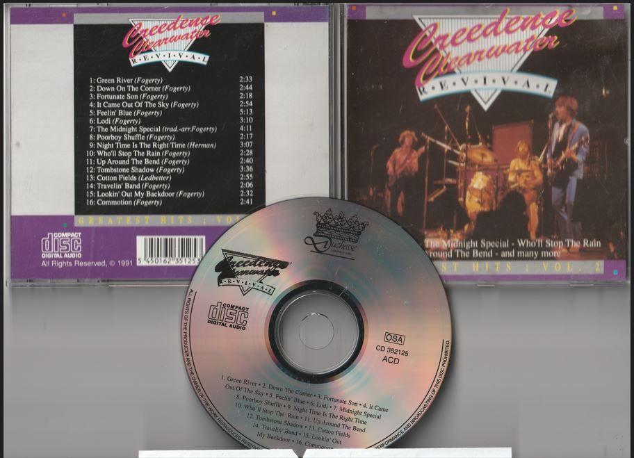 Creedence Clearwater Revival - Greatest Hits Vol. 2, Cd's en Dvd's, Cd's | Rock, Ophalen of Verzenden, Zo goed als nieuw, Poprock