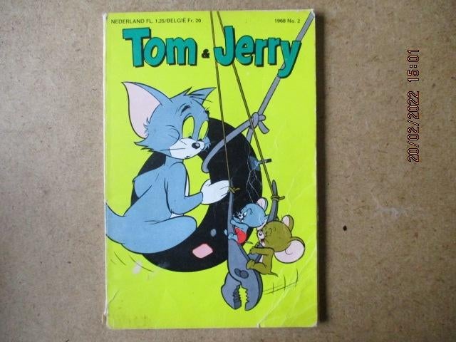 adv5876 tom en jerry, Boeken, Stripboeken, Eén stripboek, Ophalen, Gelezen
