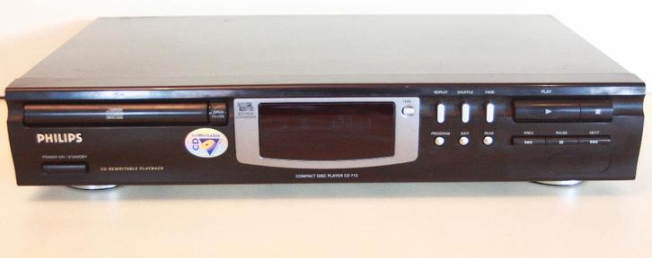 Philips CD 713 CD-Speler / CD Rewritable Playback, Audio, Tv en Foto, Cd-spelers, Zo goed als nieuw, Philips, Ophalen of Verzenden