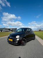 Fiat 500 Cabrio 0.9 TwinAir | 105PK | Vol opties | 136000 km, Voorwielaandrijving, Leder en Stof, Zwart, 24 km/l
