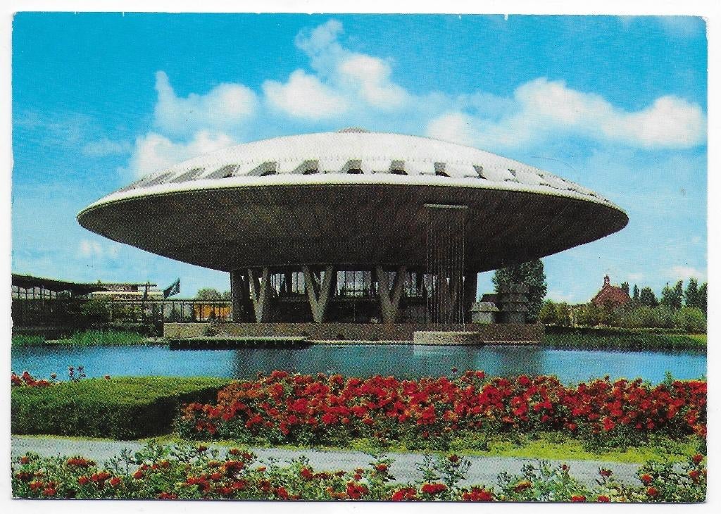 Eindhoven Evoluon Gelopen Ansichtkaart B5710), Ophalen of Verzenden, 1980 tot heden, Gelopen, Noord-Brabant