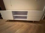 Zware kwaliteit TV meubel nog heel mooi, wit, Huis en Inrichting, Ophalen, 150 tot 200 cm, Zo goed als nieuw, Minder dan 100 cm