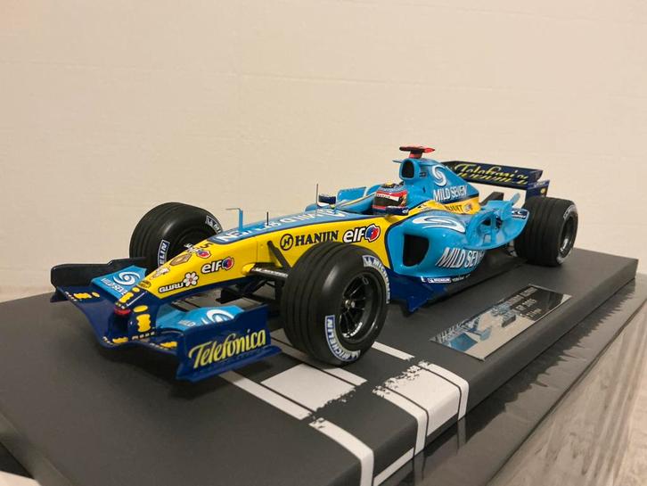Renault F1 Team R25 Fernando Alonso 1:18, Verzamelen, Automerken, Motoren en Formule 1, Zo goed als nieuw, Formule 1, Ophalen of Verzenden