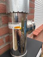 RVS T-stuk met deksel en aansluitstuk, Doe-het-zelf en Verbouw, Buizen en Afvoer, Ophalen, Afvoer, Nieuw, Rvs