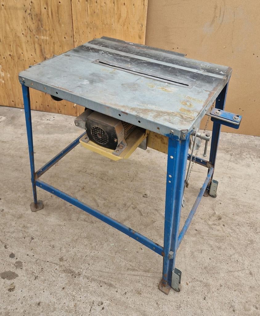 Zaagmachine, zaagtafel, langs zaagmachine, Ophalen, Gebruikt, Cirkelzaag, 70 mm of meer