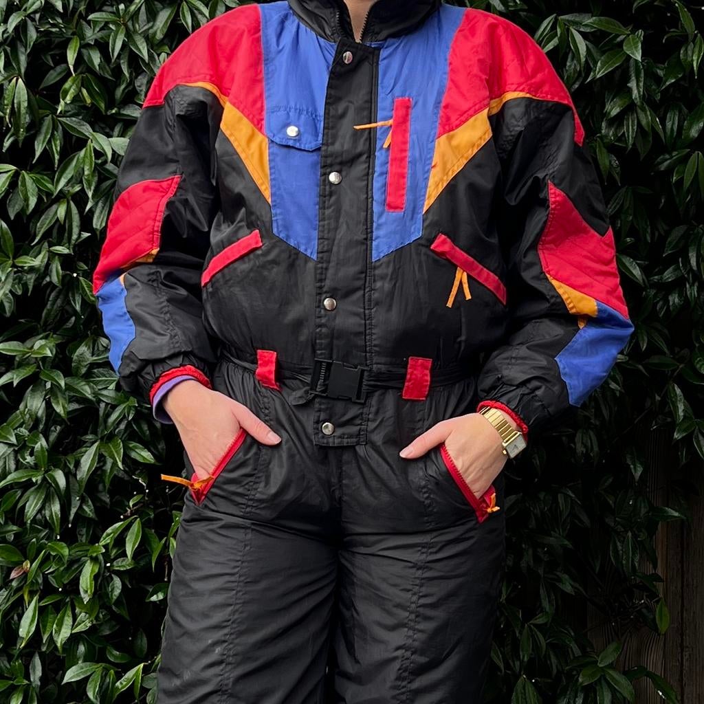 Vintage Retro Skipak (S), Kleding | Dames, Wintersportkleding, Ophalen of Verzenden, Gedragen, Maat 36 (S), Pak