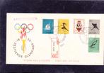 FDC E 26 Olympiade 1956 aangetekend (473), Verzenden, Beschreven, Nederland