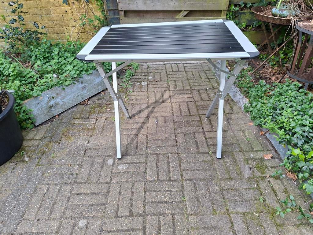 Travel & Co aluminium campingtafel 80 x 60cm - 70 cm hoog, Caravans en Kamperen, Ophalen, Campingtafel