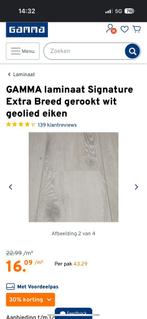 Gamma signature extra breed gerookt geolied eiken, Ophalen, 200 cm of meer, Wit, Nieuw