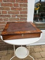Fraai schrijfkistje, mahoniehout., Antiek en Kunst, Ophalen of Verzenden