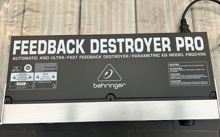 Behringer Feedback Destroyer Pro FBQ2496, Muziek en Instrumenten, Effecten, Gebruikt, Overige typen, Ophalen of Verzenden