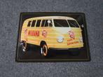 VW BUS MILKANA BLIKKEN RECLAMEBORD, Ophalen, Zo goed als nieuw, Reclamebord